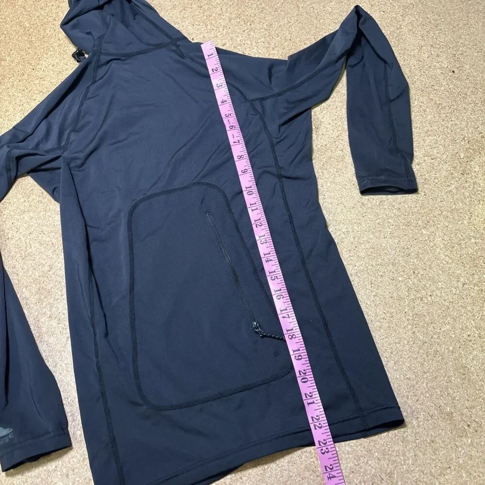 Patagonia Hooded Rash Guard Black Men’s Size Small R0 UPF 50 Surf F2